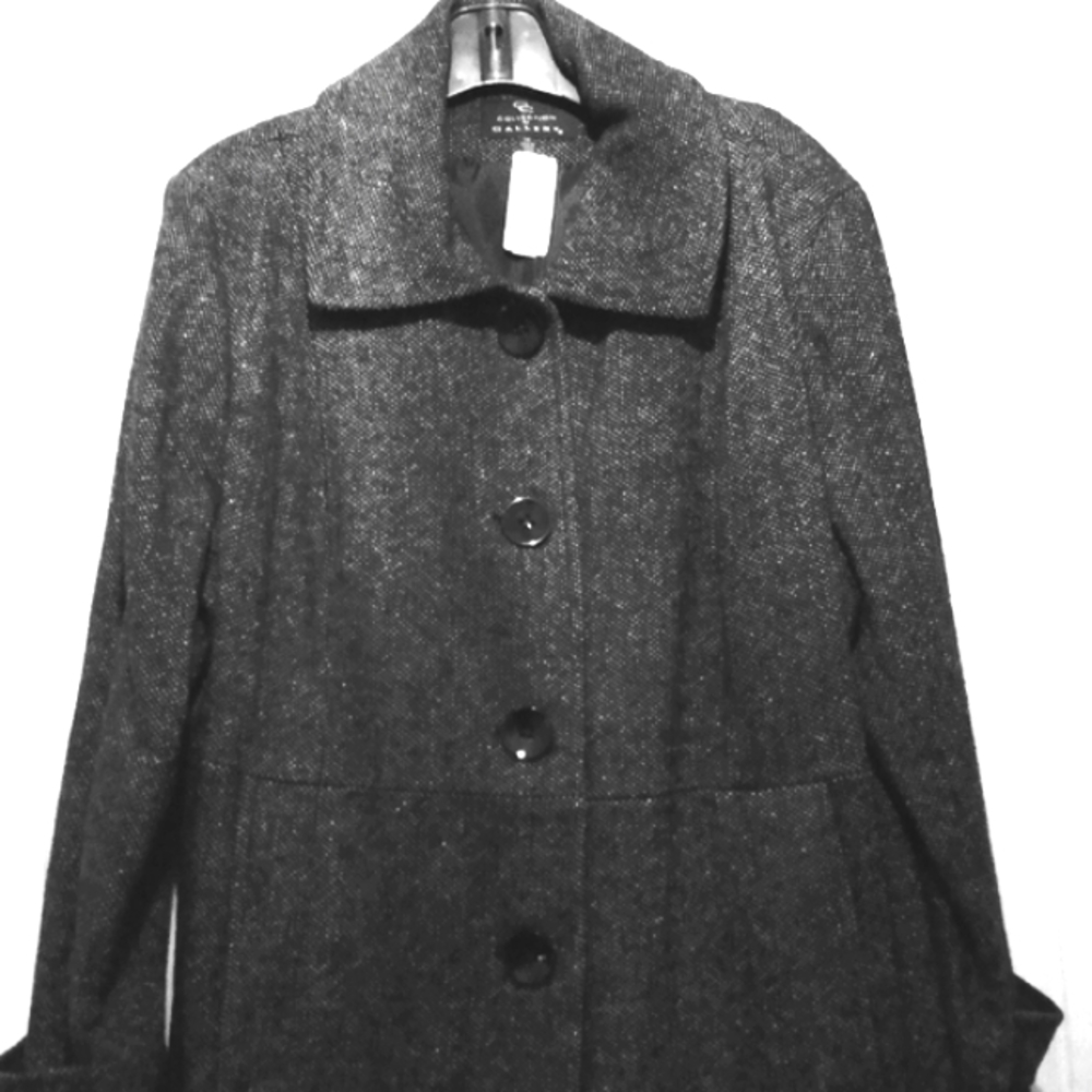 Collection by Gallery Tweed Coat NWT Size 2X